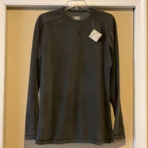 NWT Joe Boxer men's small grey fleece pajama top